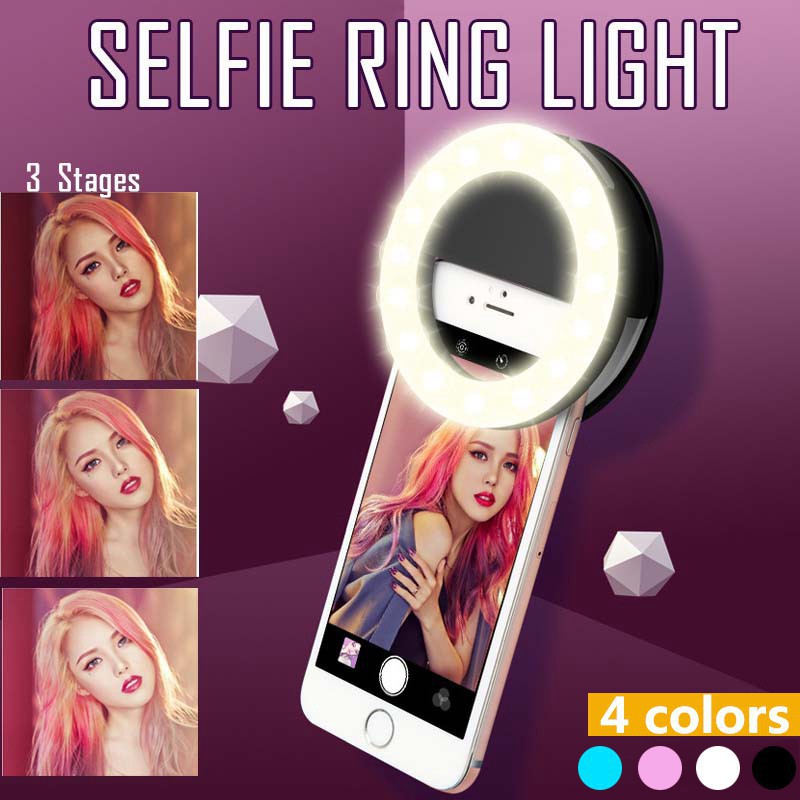 Stand Lighting Photography - LED Selfie Ring Light 3 Level