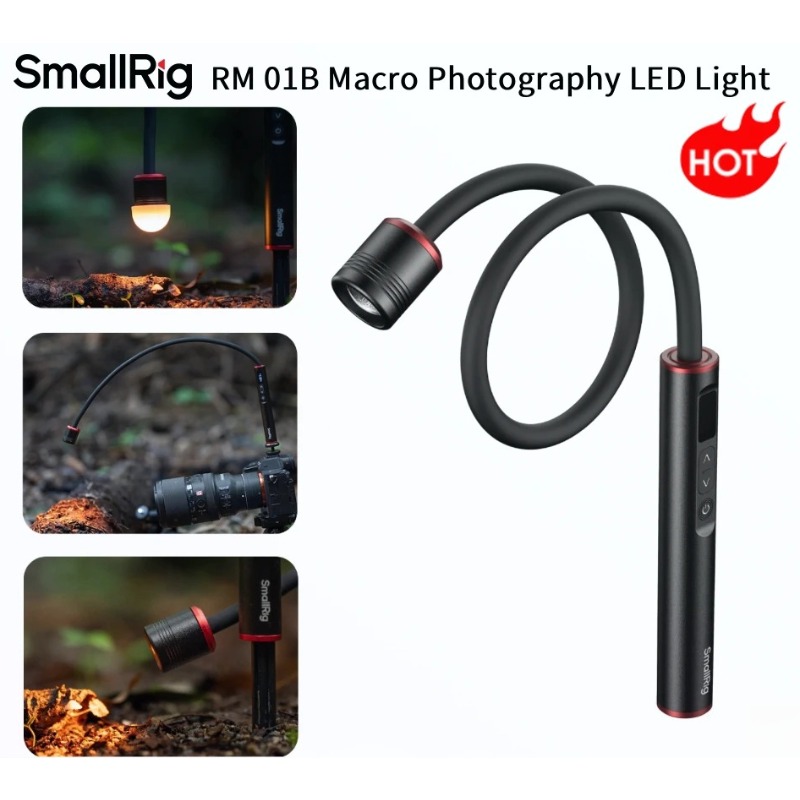 Photography Lighting Angles - SmallRig RM 01B Macro Photography LED