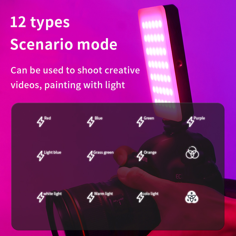 RGB Video Light Portable LED C - Photography Lighting Board review and price