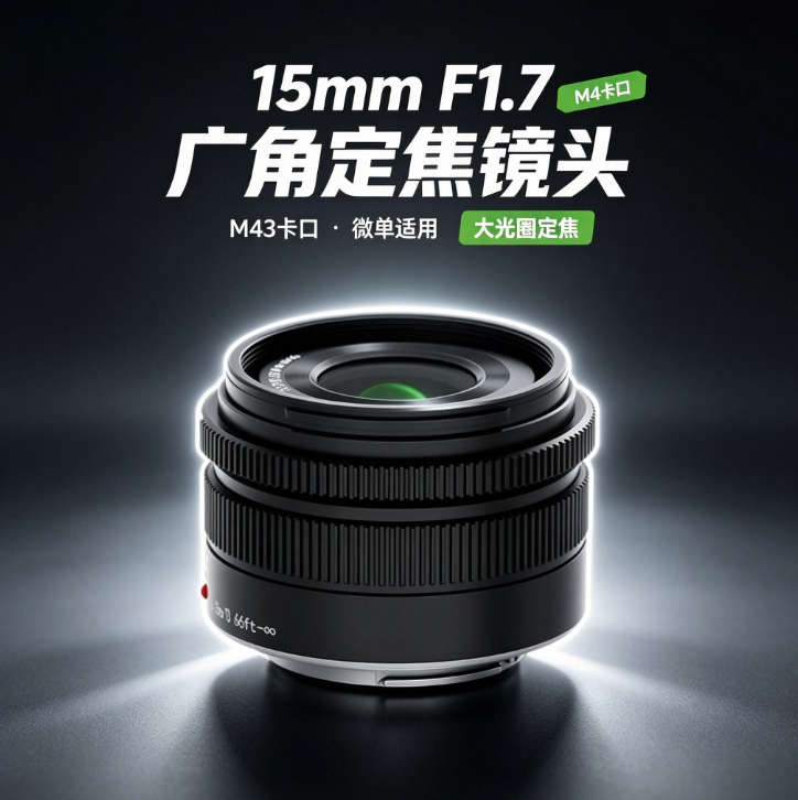 15mm F1.7 MFT Prime Lens Wide  - Photography Lighting Angles review and price
