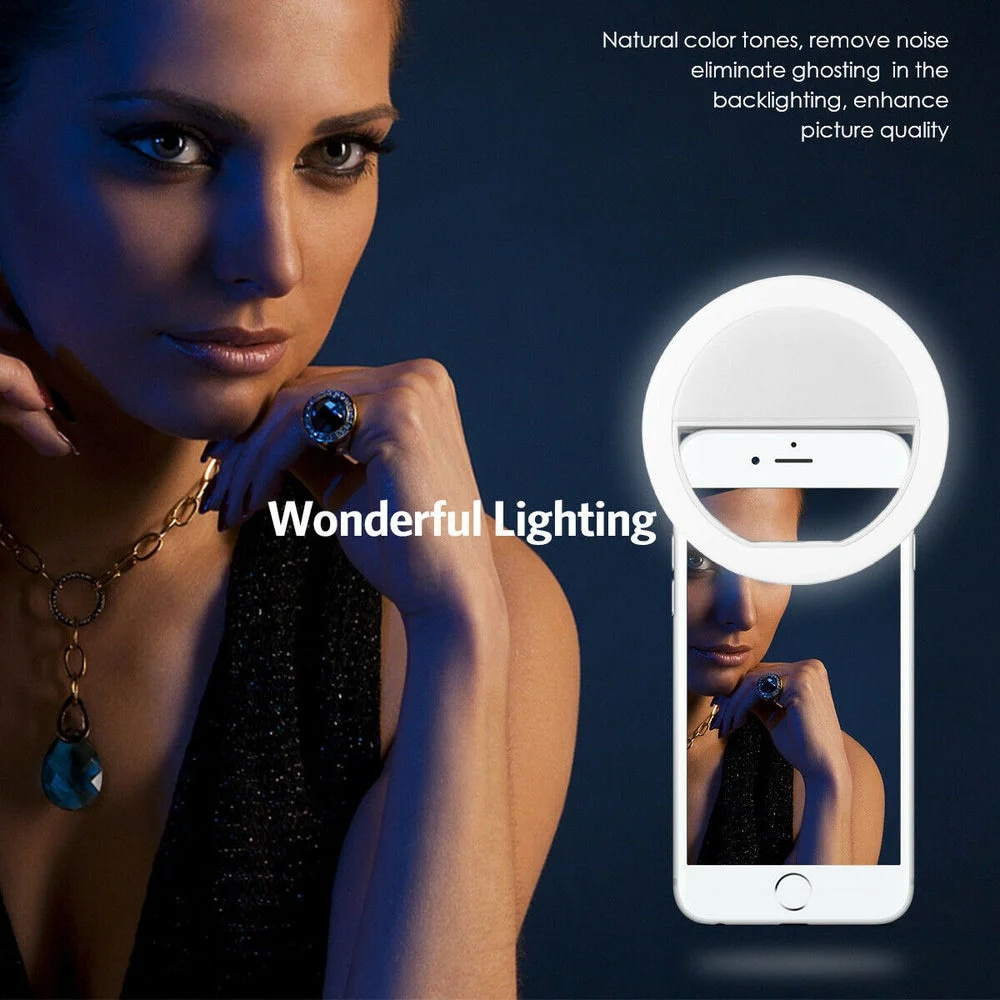 USB Charging LED Selfie Ring L - Stand Lighting Photography review and price