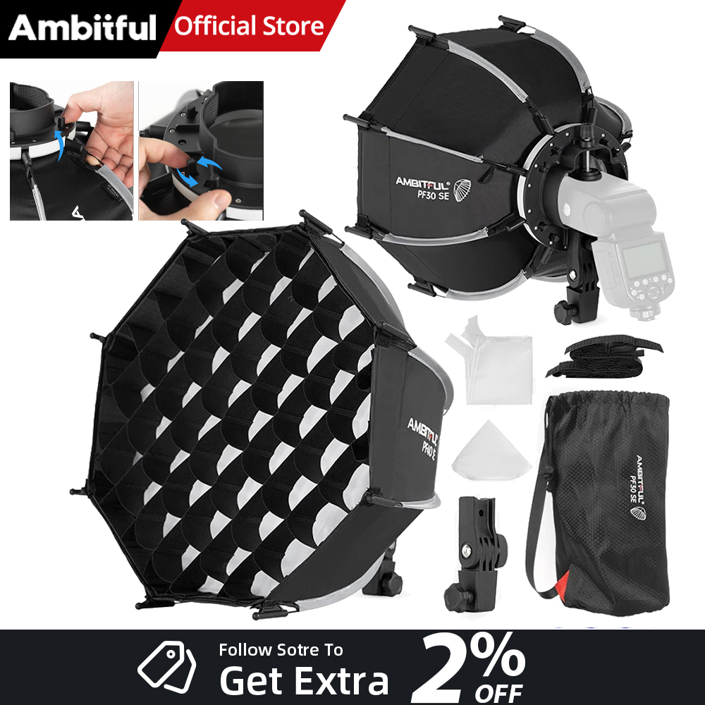 AMBITFUL PF30/PF40 30cm /40cm  - Photography Lighting Grid review and price