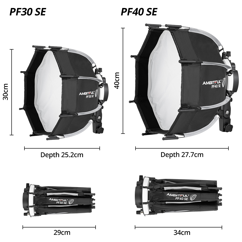 AMBITFUL PF30/PF40 30cm /40cm  - Photography Lighting Grid review and price