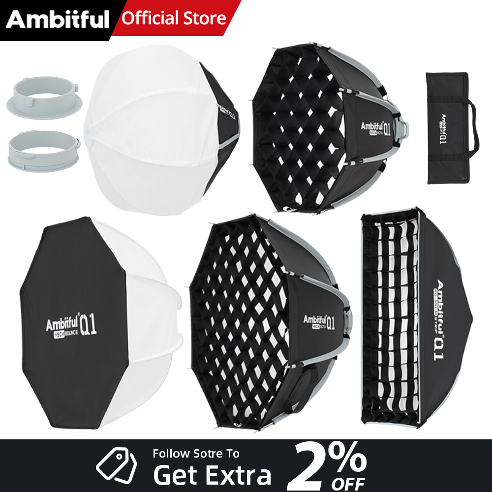 AMBITFUL Q1 Mini Bowens MiniGO - Photography Lighting Grid review and price