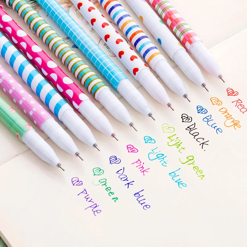 10Pcs/Box Cute Stationery 10 C - Coloured Gel Set review and price