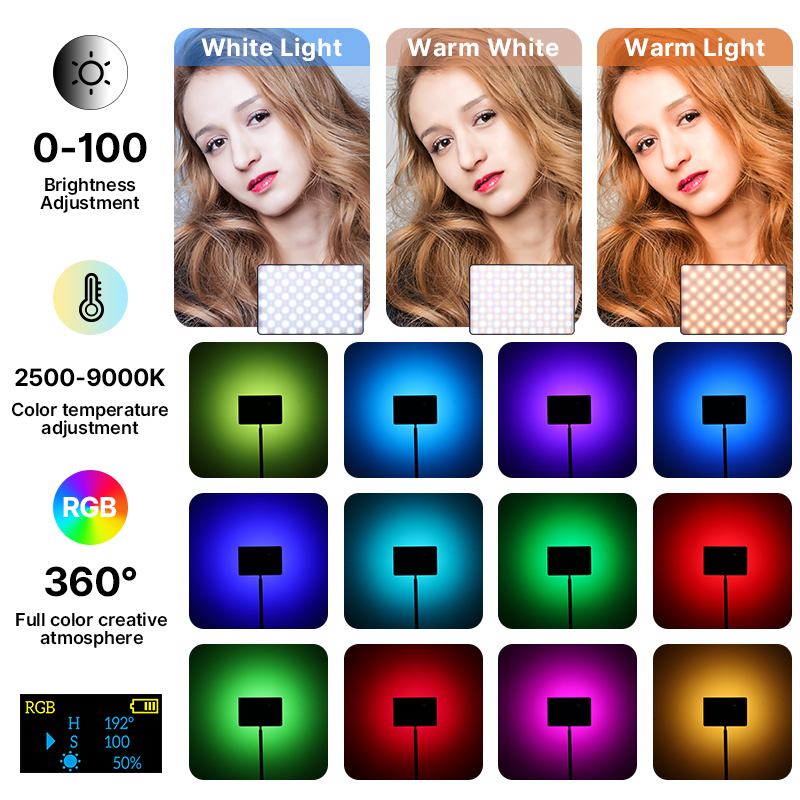 Ulanzi LT003 15W RGB Video Lig - Photography Lighting Board review and price