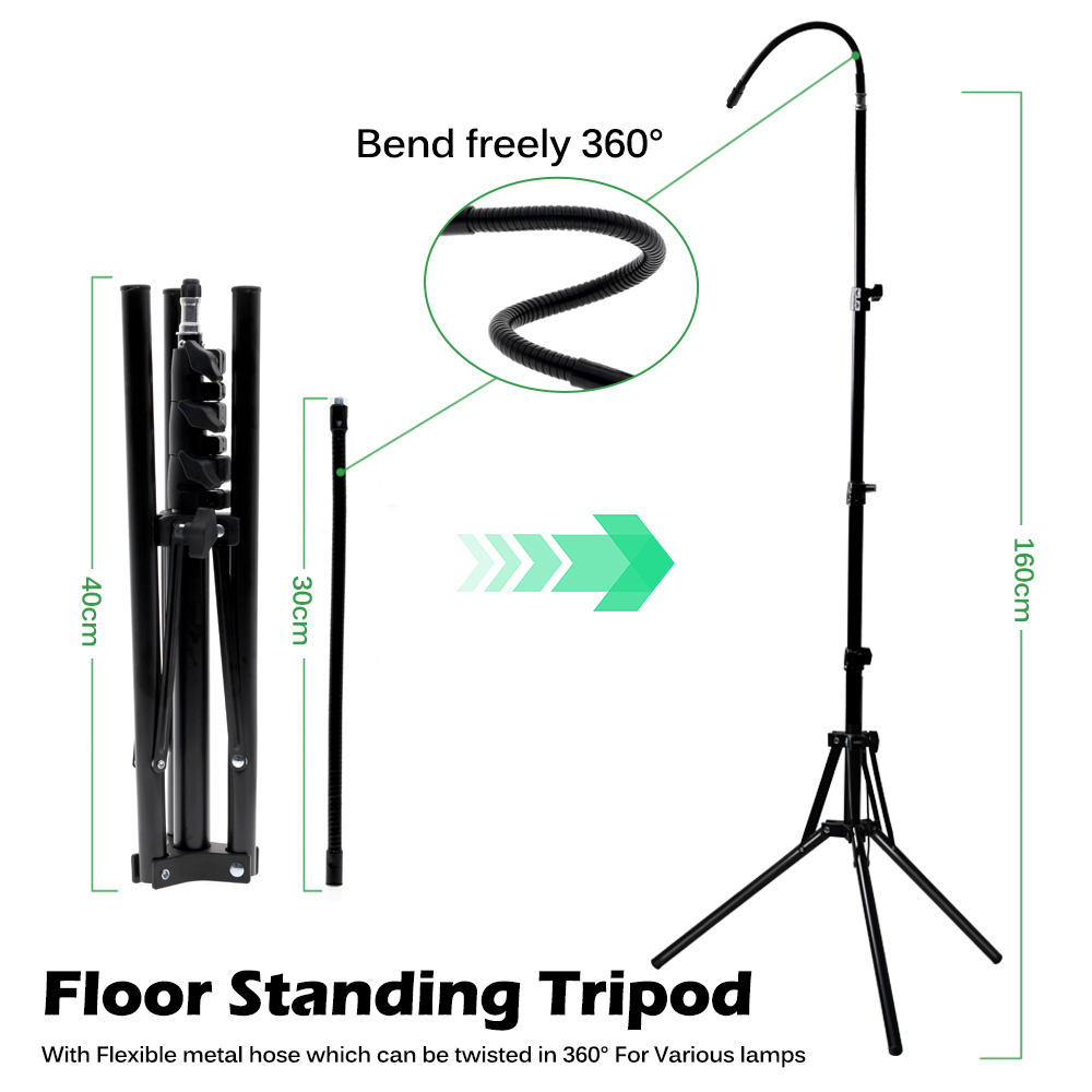 Adjustable 60-160cm Metal Floo - Stand Lighting Photography review and price
