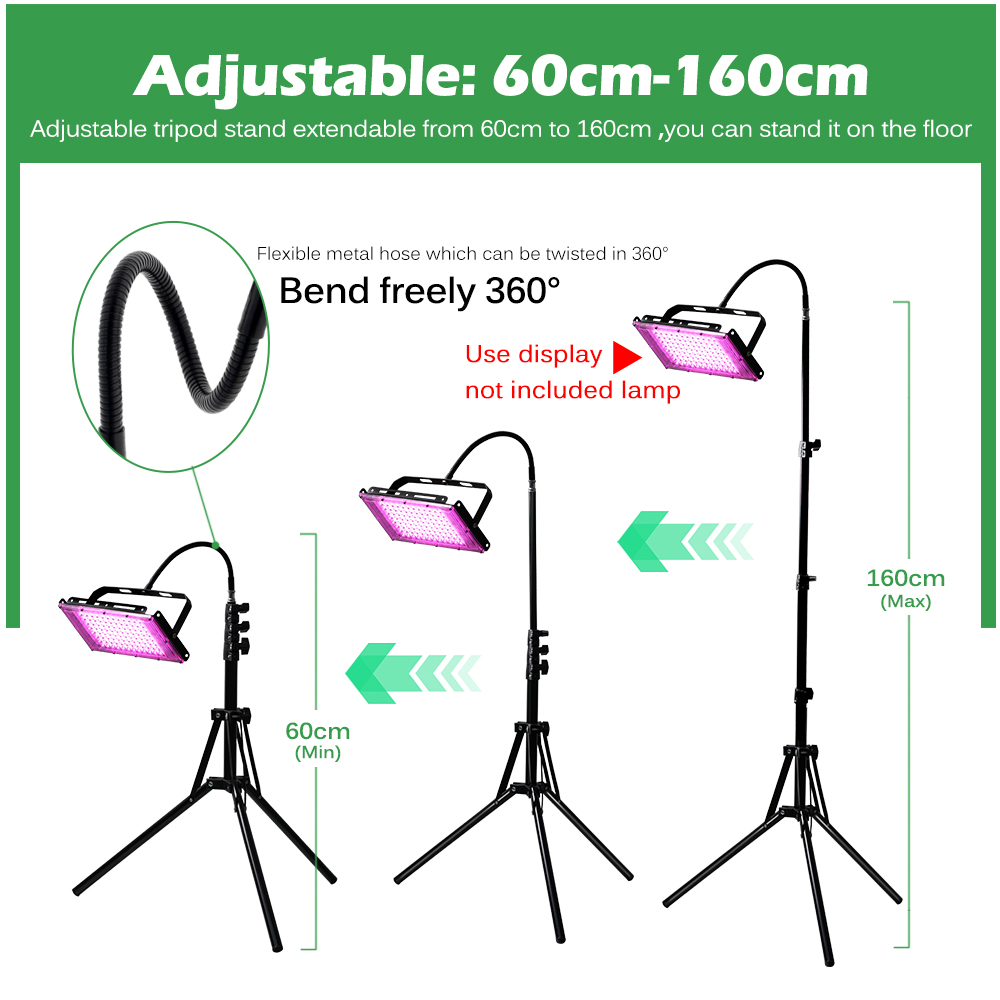 Adjustable 60-160cm Metal Floo - Stand Lighting Photography review and price
