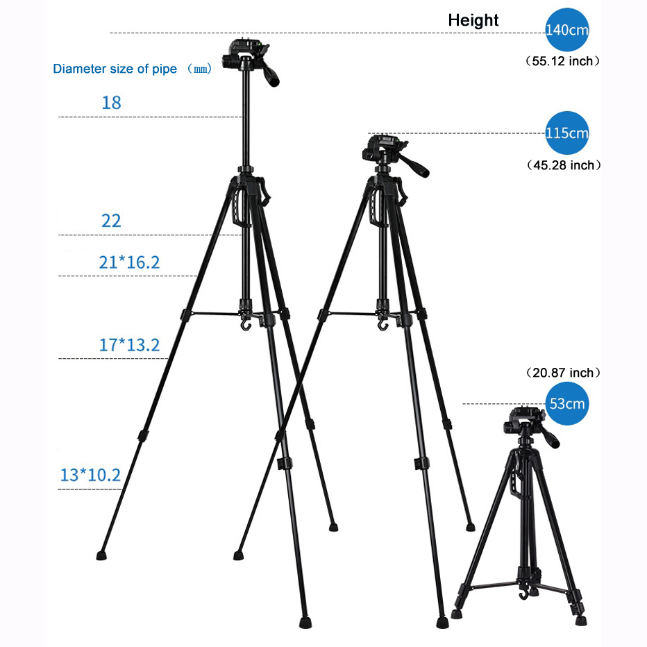 55inch Universal Tripod Stand  - Stand Lighting Photography review and price