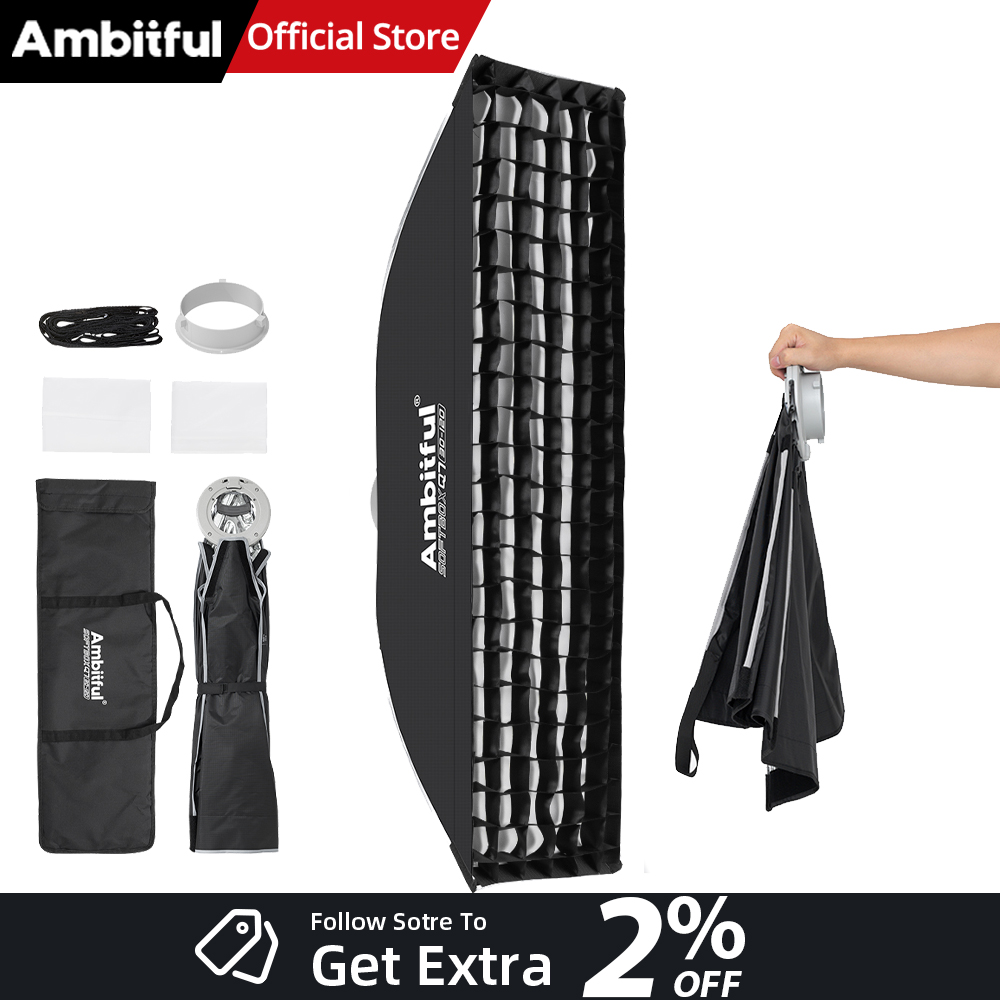 AMBITFUL Q7-II 30*120cm Bowens - Photography Lighting Grid review and price
