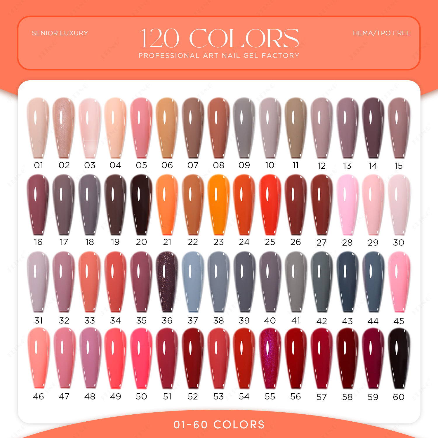 New 120 Color Series Nail Poli - Coloured Gel Set review and price