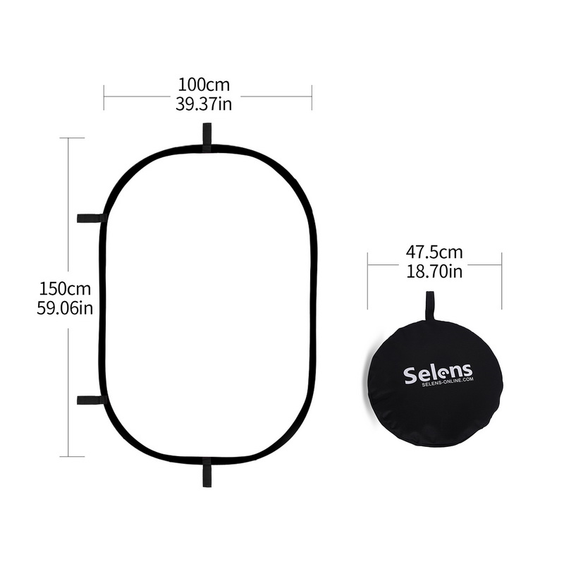 100X150CM Foldable Oval Reflec - Photography Lighting Board review and price
