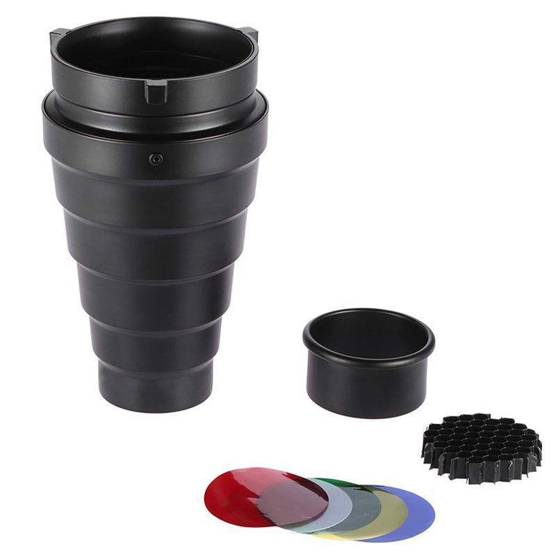 B04C-Conical Snoot With Honeyc - Photography Lighting Grid review and price